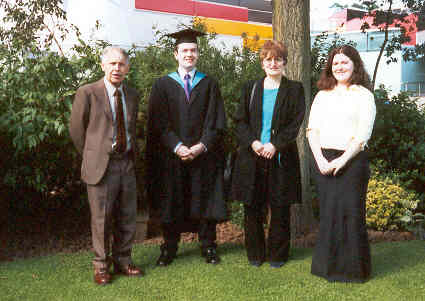 Jamie's graduation in July, 2001